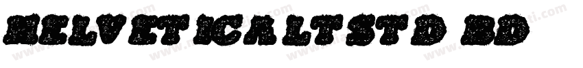 helveticaltstd BD字体转换